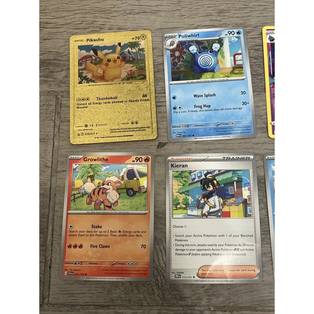 Pokémon Trading Cards Collection Bundle Of 10 Cards